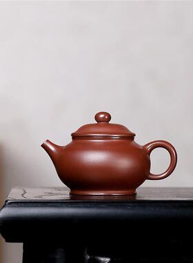 小品潘壶紫05682壶小宜兴原矿红皮龙容夫量功泡茶壶茶砂具