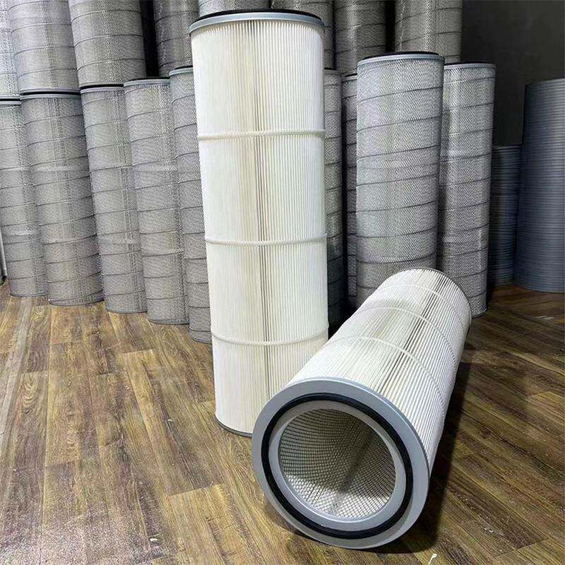 耐除高温尘滤筒PTF膜阻燃防静电冲孔网JXD覆筒钢厂新能源E除尘净
