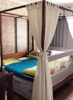 TD61东南亚柱风美式F757H56M式题酒主店客栈床幔纱幔中定制四架子