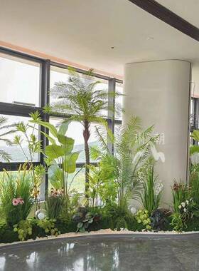 仿真绿植下造商景植装饰室内外WXL101墙角楼梯橱物窗场家居酒店过