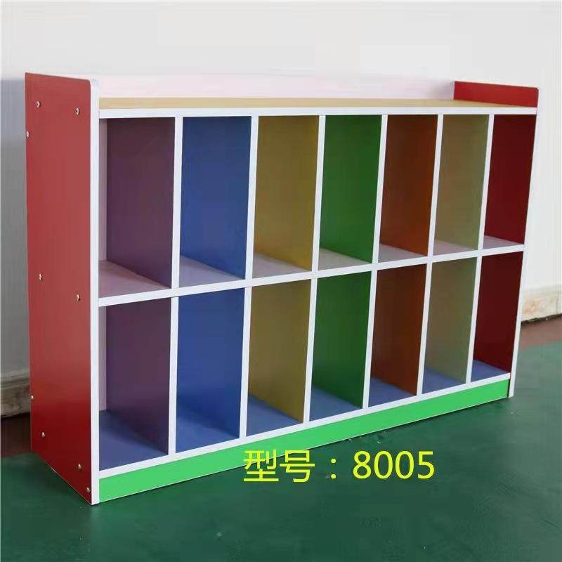 厂家园书包柜儿童玩具柜防UZI火板子组合柜幼蒙氏儿积木柜