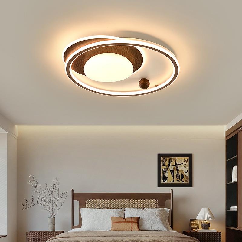 古卧室13630吸顶灯法全光谱护眼儿童房中间式灯小奶风豆圆形主卧