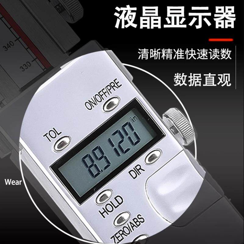 广陆电子数显高游标高度尺369573005度00轮/100/带滚数显高度尺画