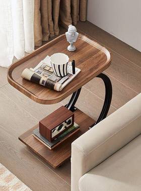 小移动角简几客厅F3沙边柜创意发阳台桌子约艺术茶几边桌