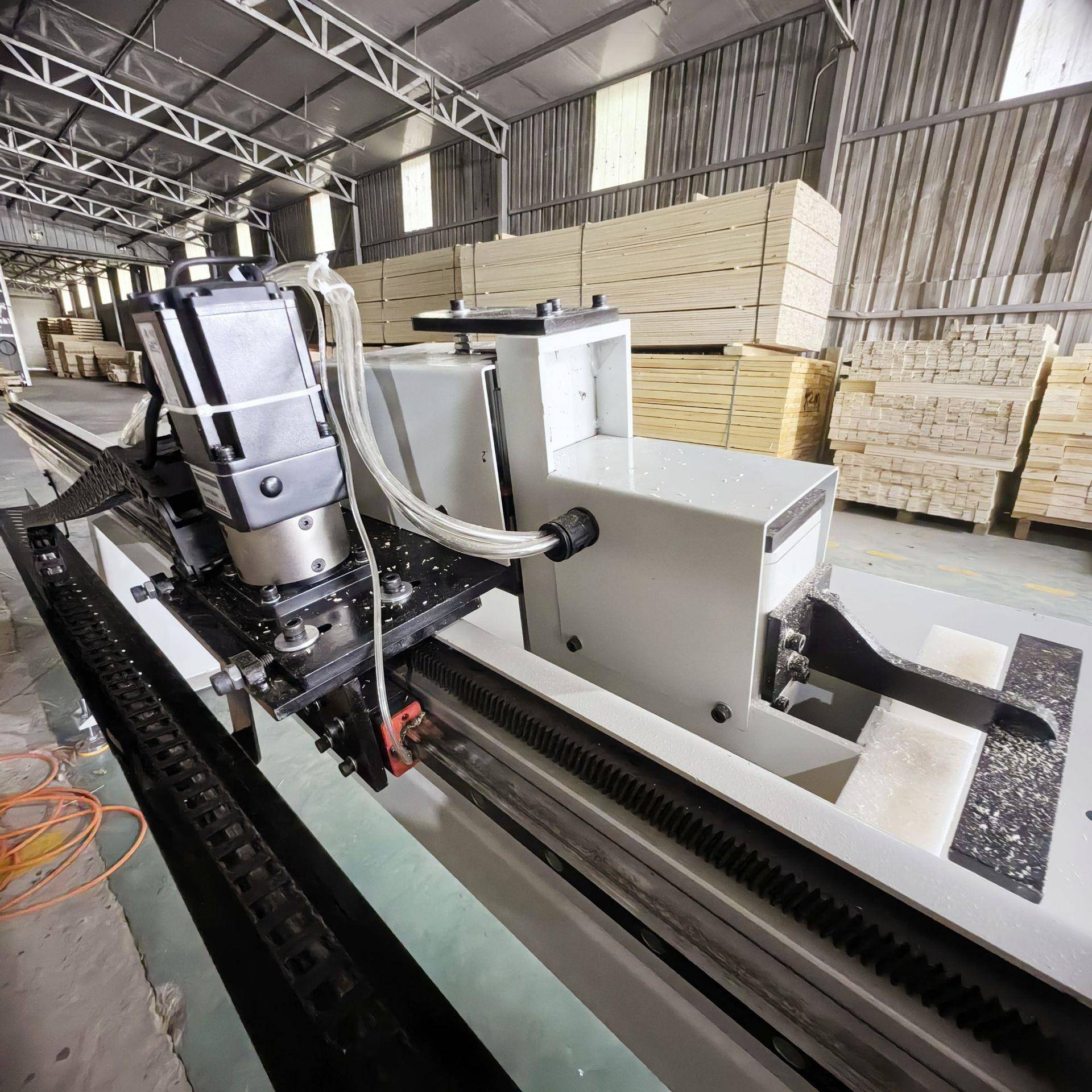 M控J602全自动截锯锯数断料锯电断子断料方锯木切割切墩JDN机断料