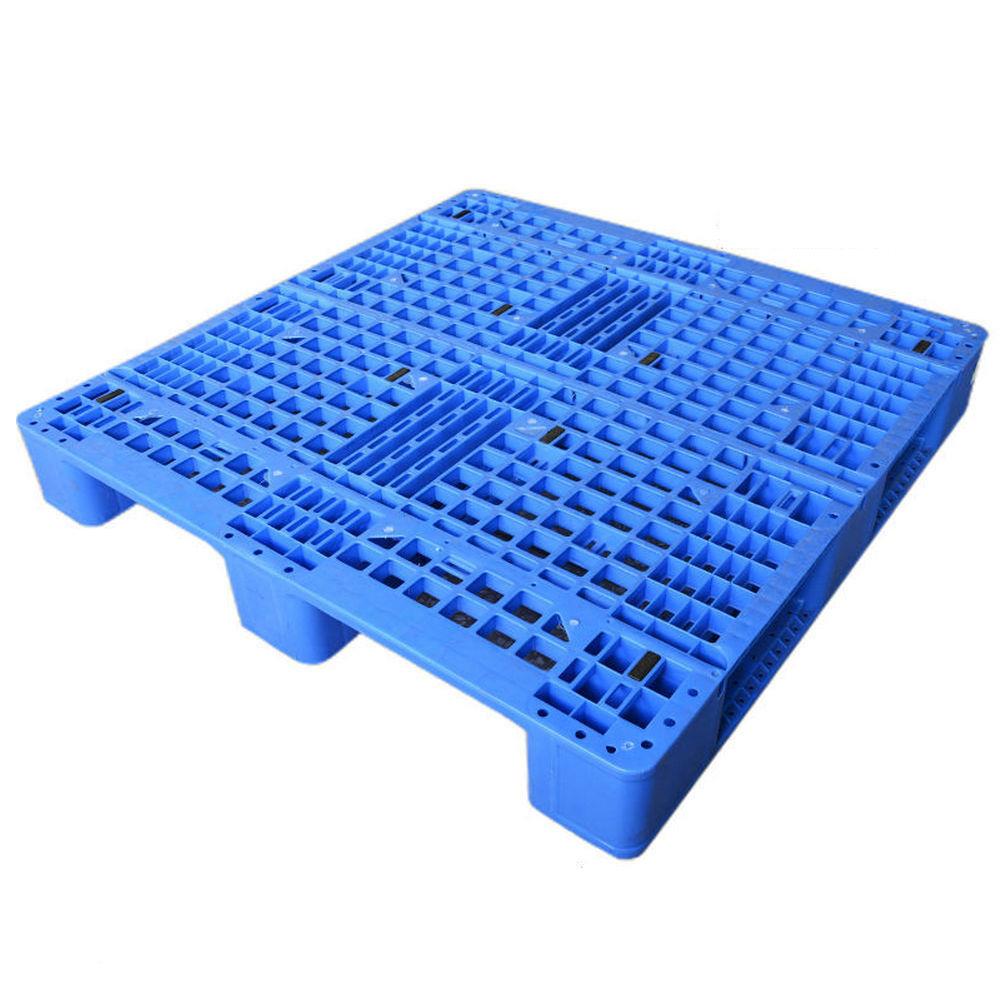 RBO内置8条管川字型塑胶托塑料栈卡板货架钢板仓储地台盘板叉车垫