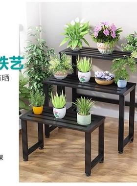 铁艺花架物架阳台护栏窗台架子客置花厅落地式室内多植肉物OOF花