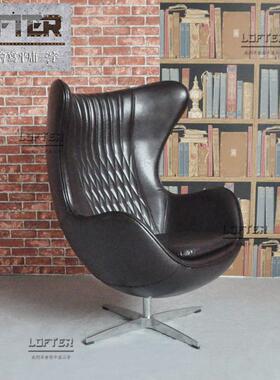 工业风休闲椅美式沙发椅个性电脑家办椅Y8801B公转椅厂直销家具