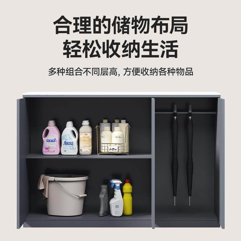 铝铝合金储纳合金户外别墅门口储物柜庭院阳台收柜防水晒新中防栅