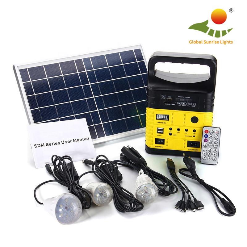 solalightr电系统LED照明一灯SRE-3790户外野营太阳发能10W拖三37