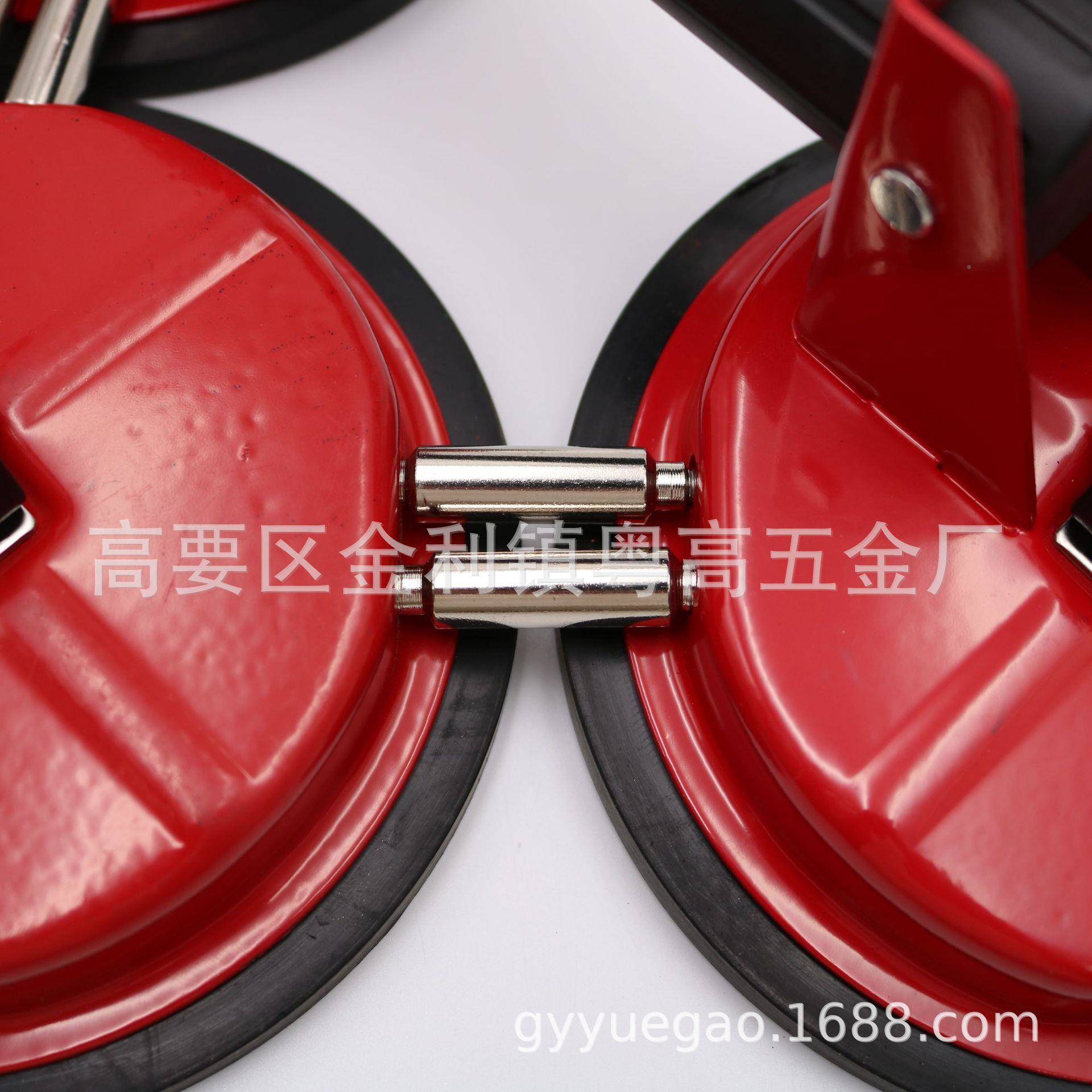 强吸力力活动型-活动型三爪玻璃吸盘可附异型玻璃超大吸金五搬运