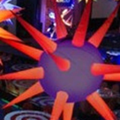 充气灯光星星卡通气模酒吧宴会活动灯光广告用品 拱门卡通 帐篷