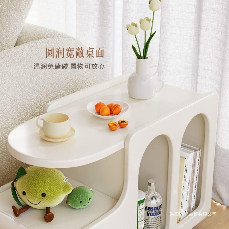 欧简北约小推车奶油BAG客风移动小茶几沙发边户几小型创意网红厅