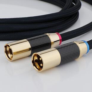 Plreffair卡线公对母xr平衡线调音台话筒发烧卡HCIF侬线IFI农音频