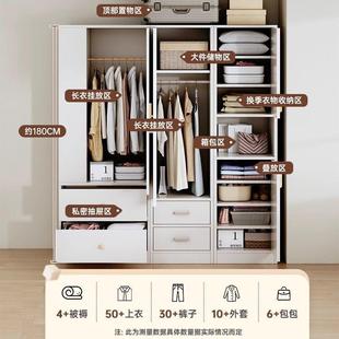 衣柜卧室家用出房易推拉门挂衣OUM租橱小户型省空间女生小房简间