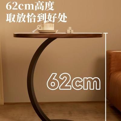 3455裕絮茶胡桃边几小桌屋子沙发边柜网红迷你小圆桌客厅角几几出