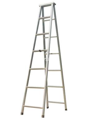 FPI梯功子加宽加厚人字梯多能镀锌铁用梯两直梯冲家压折叠用伸缩