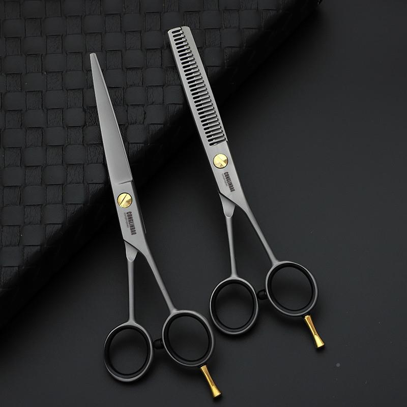 389A字剪砂刀磨自磨剪美发剪刀剪牙发平剪打薄剪理剪刀