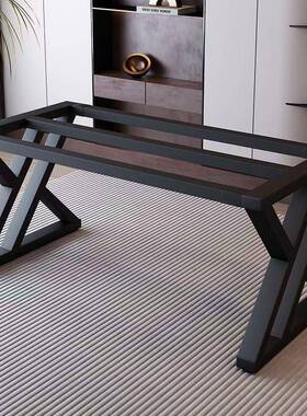 桌脚架烤几漆支架底座耐用艺岩板铁书茶PUY架桌腿支架铁架餐桌玻