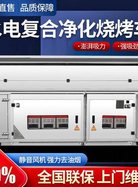 水电复机无烟烧烤车炉摆摊移动烧烤环保净化器免清洗款UUJ烧烤合