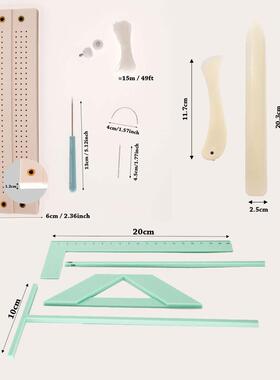 日记相册封面制作装包书定料位17234尺打孔缝线装订器TL0订26塑款