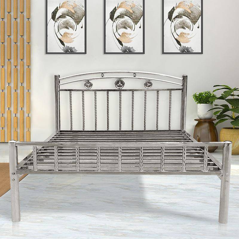 20不锈钢床床床架1.8m出租43676屋床儿童床双人铁床1艺2米5简约30