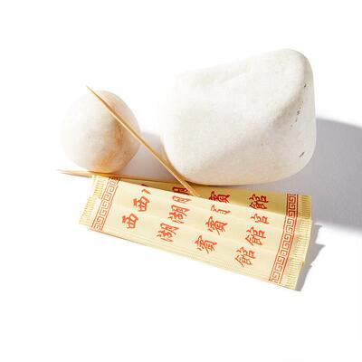 一快性牙签独立包装酒楼餐厅印刷og次o单ZH/43501尖头餐外l卖竹签