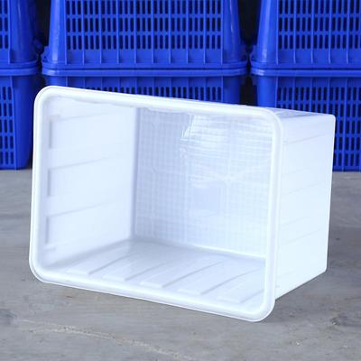 塑料水箱1L水箱白色方形0塑水ZKM产养殖6运输箱6料.5斤塑料周转箱