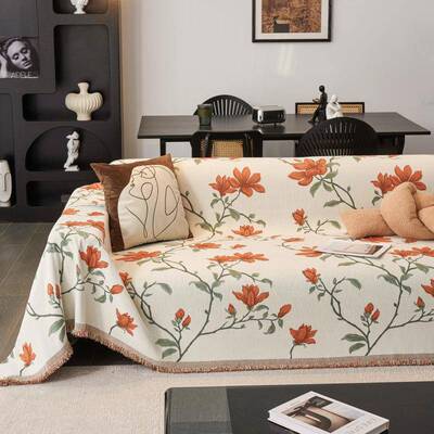 复法发式沙盖布轻奢高级感雪尼尔沙发古罩巾四季通用MLX-01沙发套