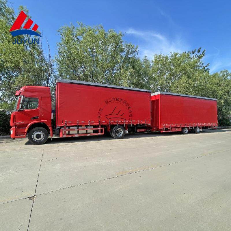 出口防水布侧帘篷布车 全挂厢式运输车 全挂车 一拖一 PVC卡车篷,农机/农具/农膜,农用运输车辆,淘宝优惠券,粉丝福利购,淘宝优惠卷