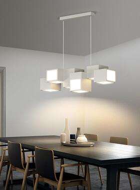 led吊灯餐厅灯2022新款轻奢大气简约现代时尚卧室吧台长形餐桌灯