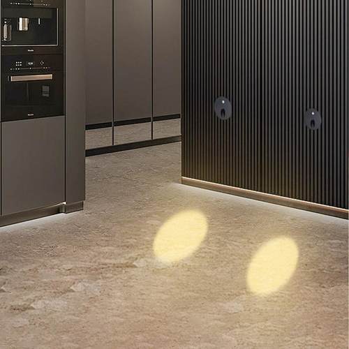 户外80圆led感应地脚灯嵌入式楼梯台阶灯广场地角灯人体感应灯