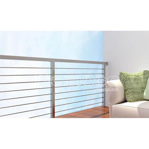 不锈钢护栏室内钢索栏杆别墅户外阳台立柱楼梯钢丝绳索栏杆