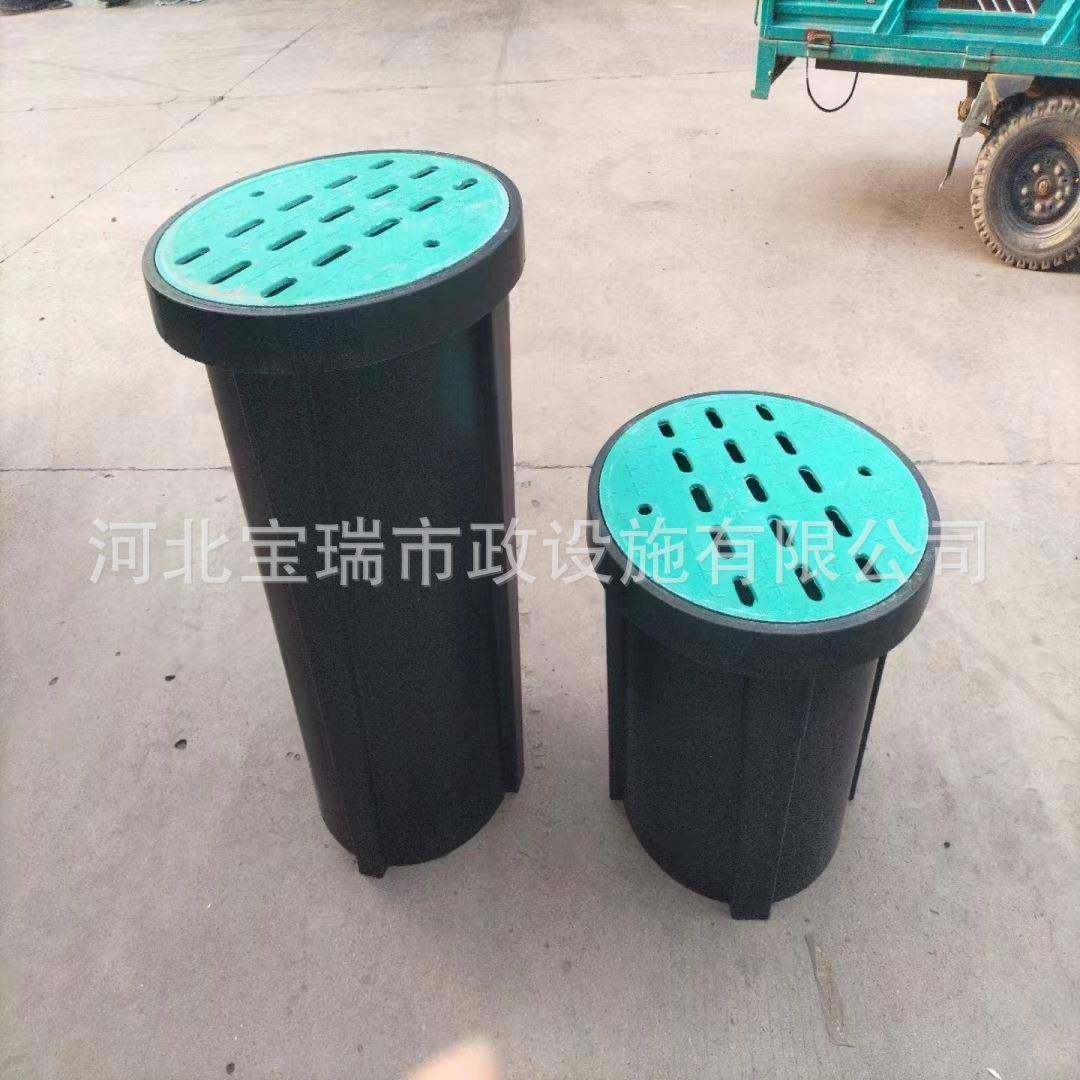 塑料雨水渗透井400*600聚乙烯HDPE成品溢流井截污过滤雨水井现货