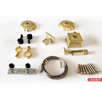 7T1X手摇衣升米降晾衣架单杆单杠单杆式712室内阳台手摇挂衣架晒