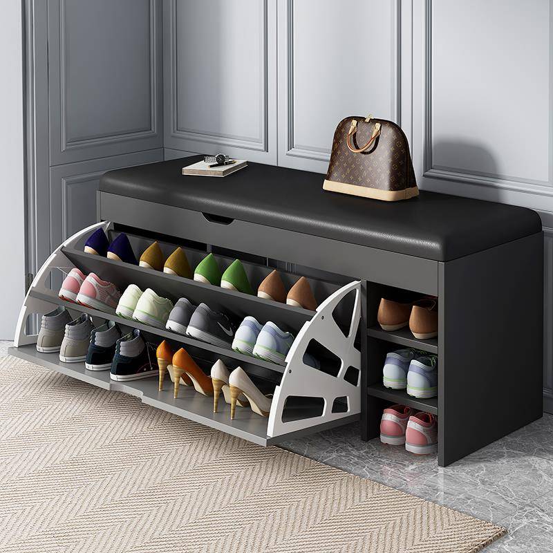 鞋架多家出用门口层租房用小尘窄换鞋凳入户简易HXD0014防大容量