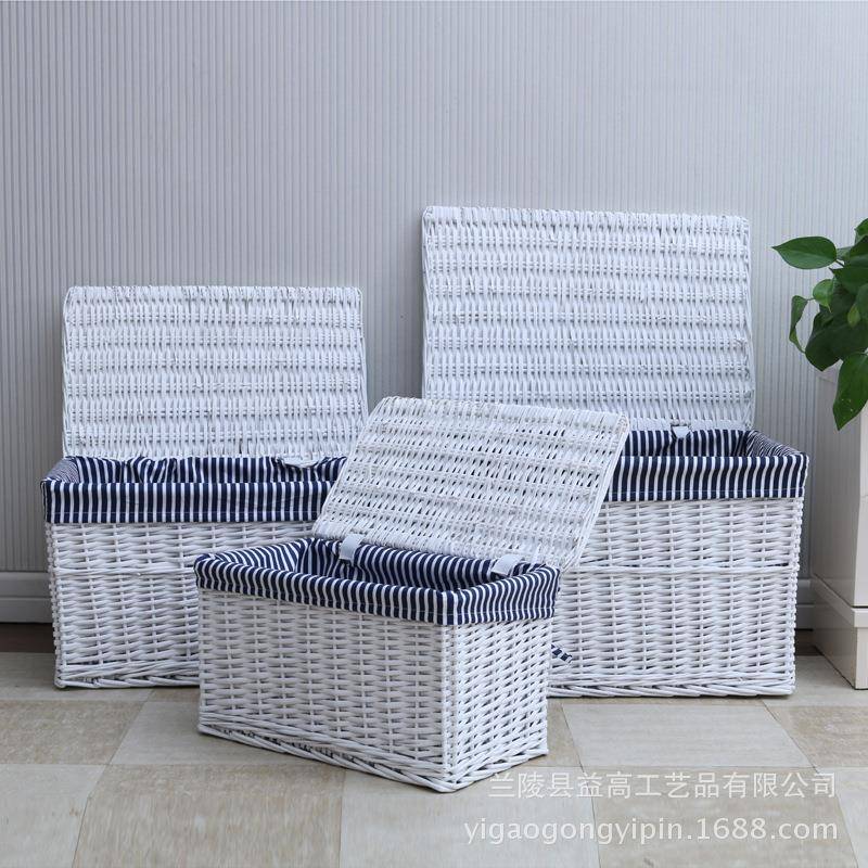 超市水果陈列筐织水筐果筐竹藤编脏衣篮藤堆头篮筐收纳果蔬展示编