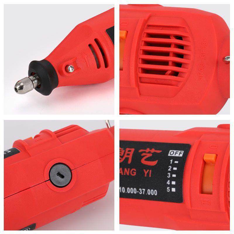 电磨248小型手持迷你玉石电机打磨动雕刻抛工具钻孔光切割家用小