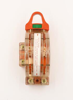 HK11-2P10关0A闸刀开关22刀0双向双投刀开NUX铜材质闸透V明外壳闸