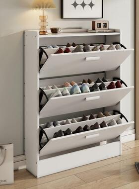 用门口外过道超薄柜现QAR/代简约1724cm厘米翻斗窄门厅鞋柜经济家