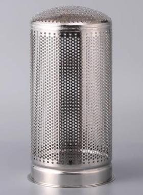 不锈钢SXW篮网滤骨架圆底型孔过袋滤支撑冲篮304/316过滤筒