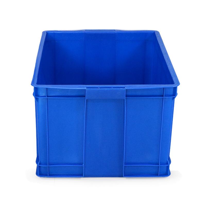 750*4560*05可带盖子加厚周箱大白OOJ色塑料号箱物料仓库周转转箱