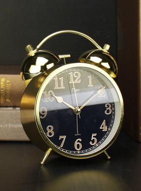 dig迪高超大轻G45C4奢金o属打声铃闹钟简约钟表