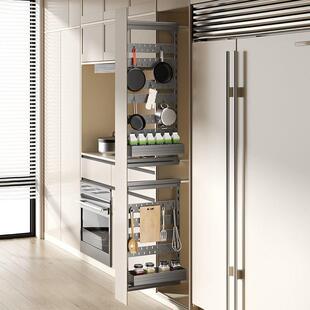 洞洞板侧拉篮柜厨房橱窄卫浴柜阳台柜柜家政806柜厨柜收纳改造