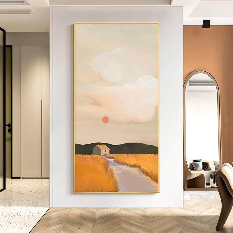 北欧玄关画ysj22051过宿极道走廊装饰画现代i民ns简风景客厅入户