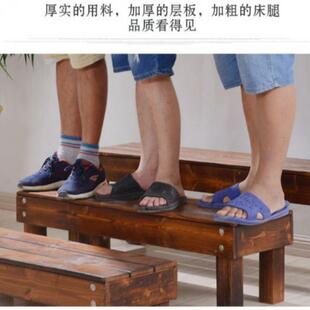 无品牌/实木台阶脚踏户外花架架阶梯碳化防木地面台多腐肉花阳多