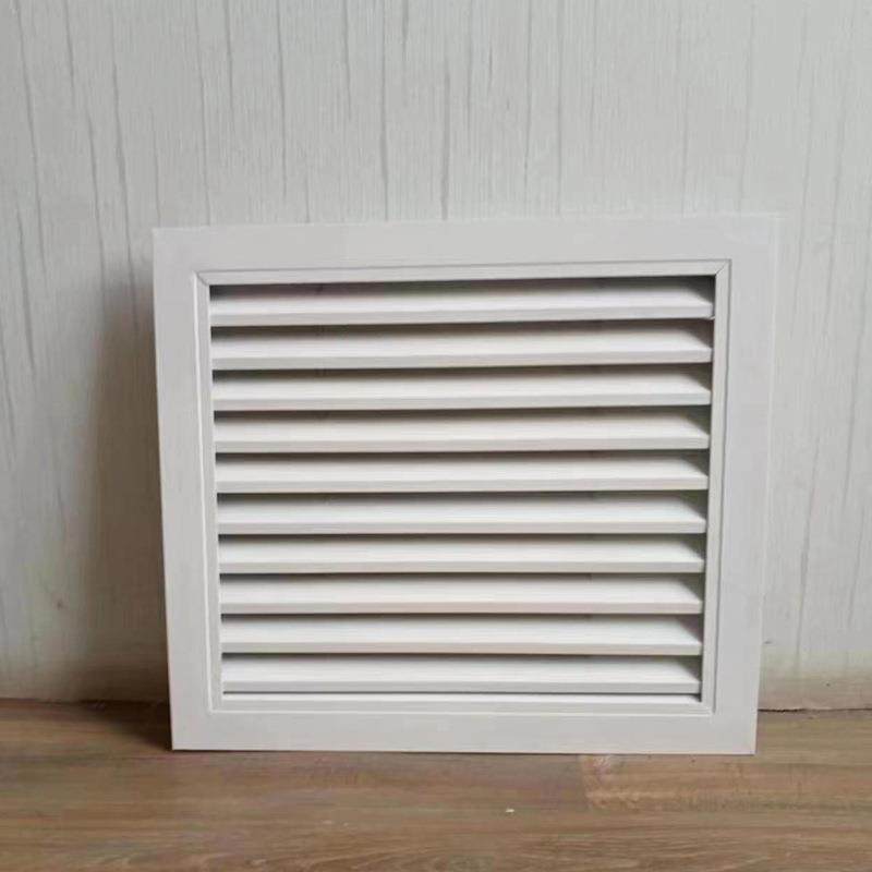 程铝合百金百叶窗通风回风口外墙百叶单层口707工装饰叶窗厂家