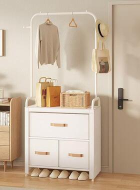 夜挂衣架衣帽架落地家防尘卧室内简易晾HTL架用隔衣衣服收纳柜置