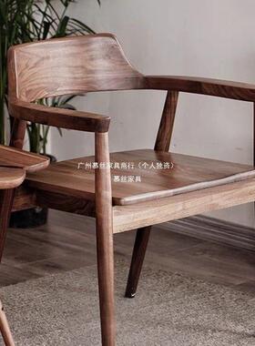 慕YBA书丝桌椅肯尼蜡迪会议椅简约靠背椅白木餐背厅实木餐椅靠椅