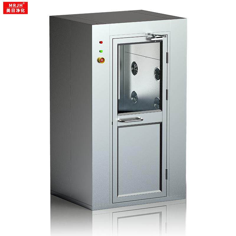 04RGH不锈钢风淋漆室感应风淋3通道洁净货室淋201双人双吹外烤风